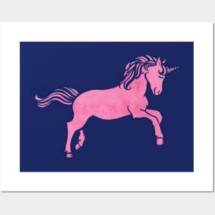 Pink Unicorn Posters and Art